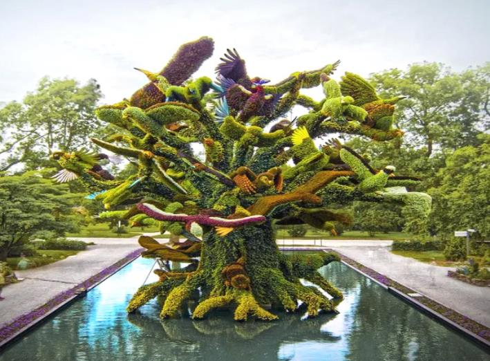 春節(jié)綠雕廠家制作 春節(jié)綠雕廠家制作